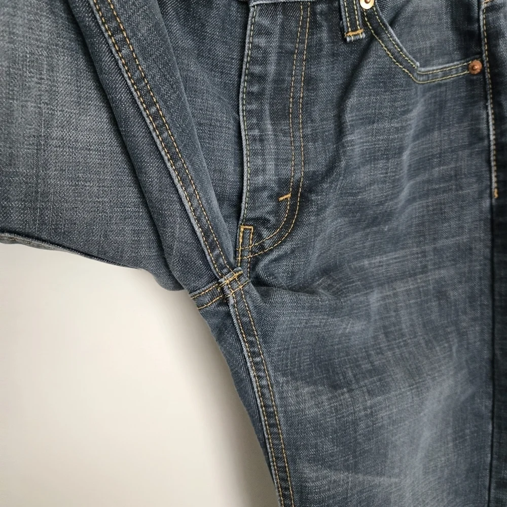 Levi's Dark Wash Straight Jeans